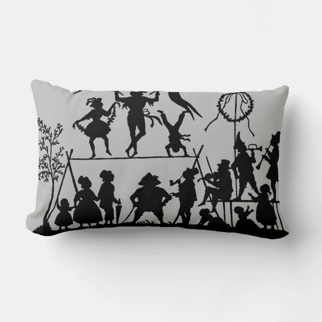 Circus Troupe Lumbar Pillow (Front)