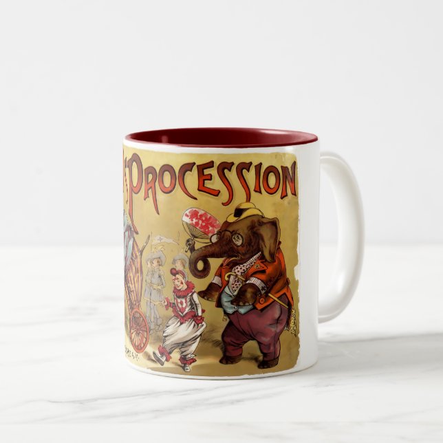 Circus Two-Tone Coffee Mug (Front Right)