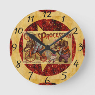 Circus Wall Clock