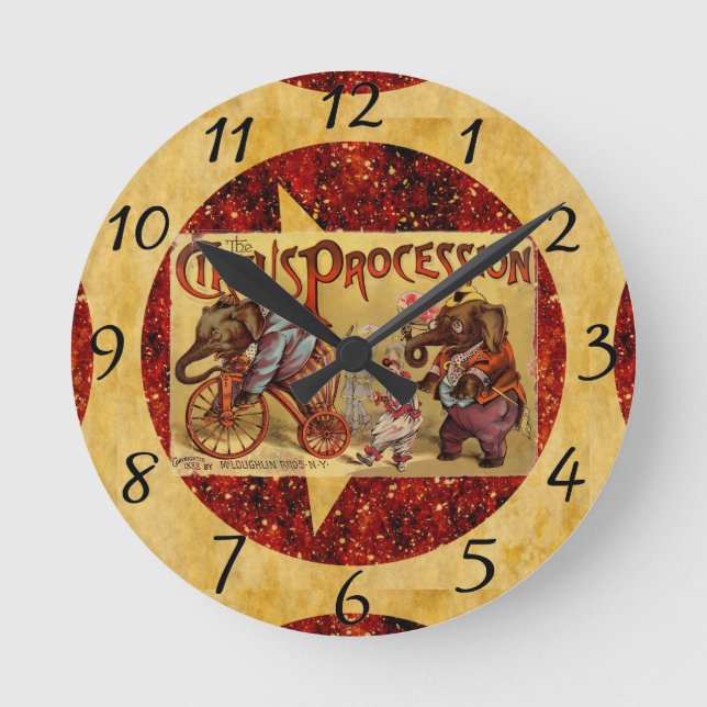 Circus Wall Clock (Front)