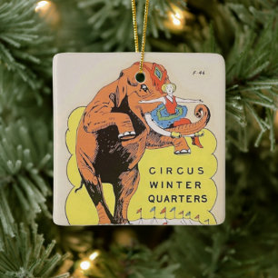 Circus Winter Quarters Ceramic Ornament
