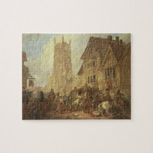Cirencester Market Place, with the Abbey and the K Jigsaw Puzzle
