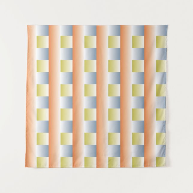 Cirkel fantasy gradient repeat pattern designabstr tapestry (Front)