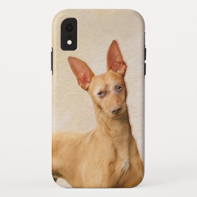 Cirneco dell’Etna Painting - Cute Original Dog Art Case-Mate iPhone Case (Back)