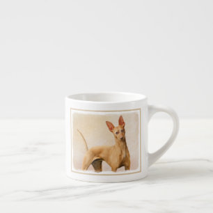 Cirneco dell’Etna Painting - Cute Original Dog Art Espresso Cup