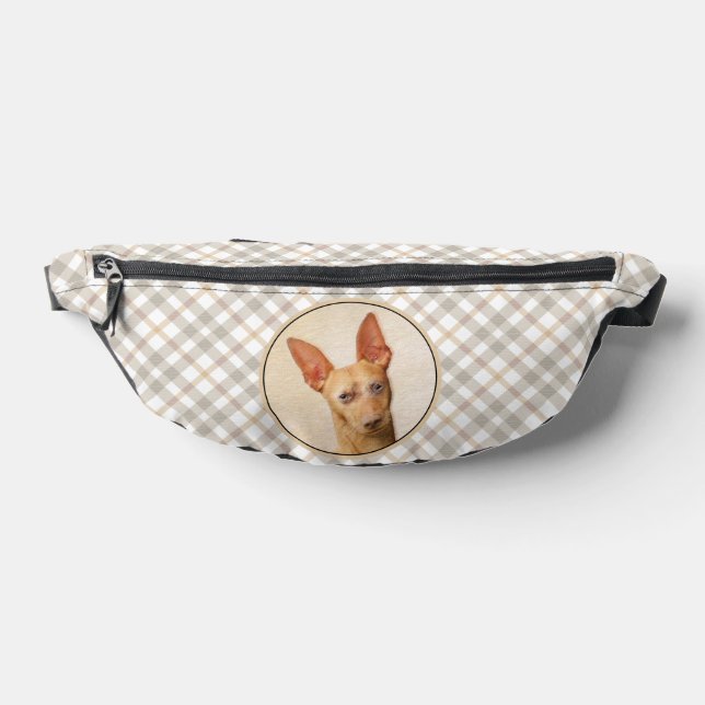 Cirneco dell’Etna Painting Cute Original Dog Art Fanny Pack (Lay Down)