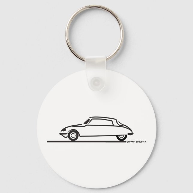 Ciroen DS 21 Pallas Keychain (Front)