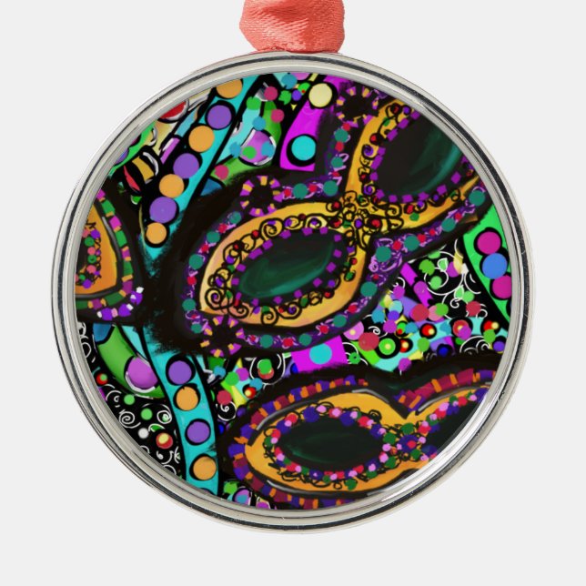 Cirque du Art Metal Ornament (Front)