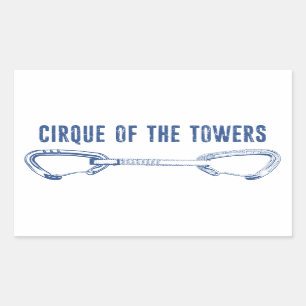 Cirque Of The Towers Climbing Quickdraw Sticker