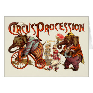Cirque Procession Eléphant Art antique