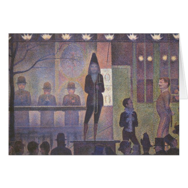 Cirque Sideshow de Georges Seurat, Art Vintage (Devant horizontal)