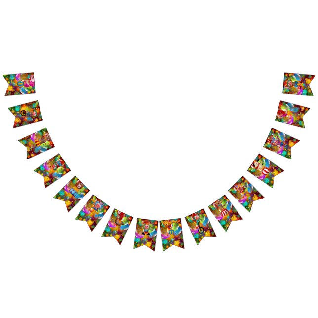 Cirque Thème de la fête Pennant Bannière (Tout)