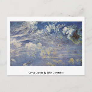 Cirrus Clouds By John Constable Postcard