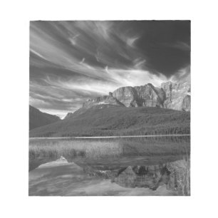 Cirrus clouds over Waterfowl Lake, Banff Notepad