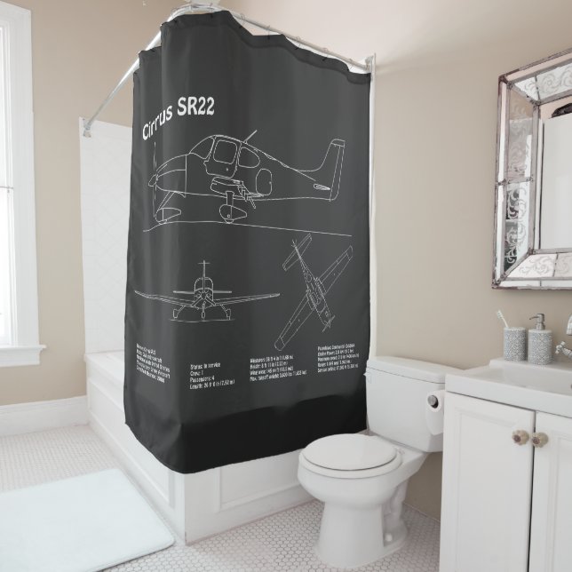 Cirrus SR22 - Airplane Blueprint Drawing Plans PD (In Situ)