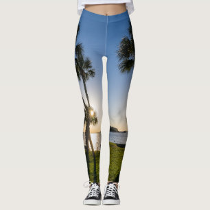 Ciseaux de palmier Leggings Silhouette