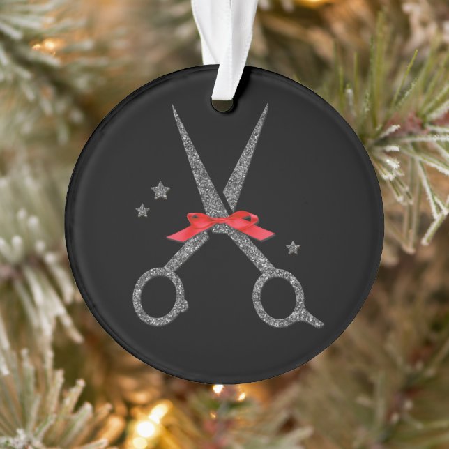 Ciseaux de parties scintillant - Coiffeur styliste (Arbre)