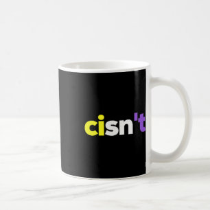 Cisnt Non-binary Lgbtq Pride, Enby Present _ Nonbi Coffee Mug