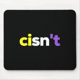 Cisnt Non-binary Lgbtq Pride, Enby Present _ Nonbi Mouse Pad