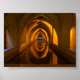 Cisterna of Royal Alcazar de Seville Poster