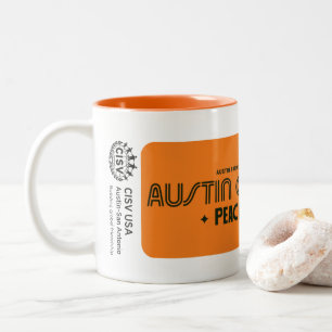 CISV Austin "Austin CISV Limits" Two-Tone Coffee Mug