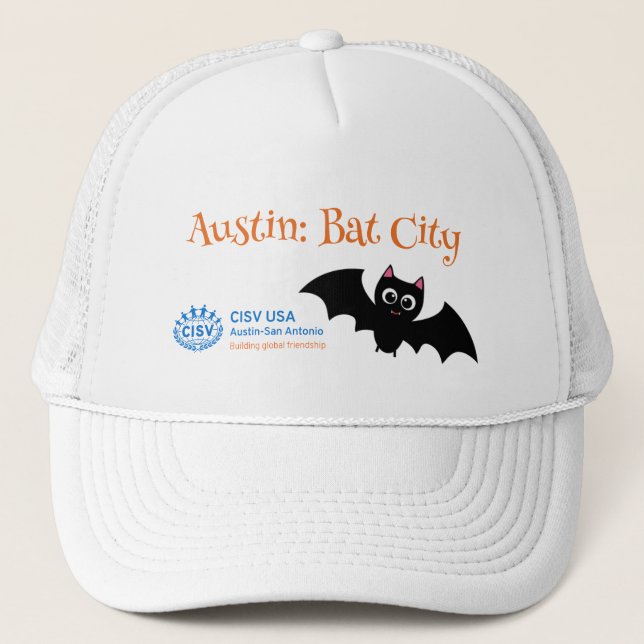 CISV Austin Bat City  Trucker Hat (Front)