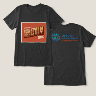 CISV Austin Greetings Men's Tri-Blend Shirt