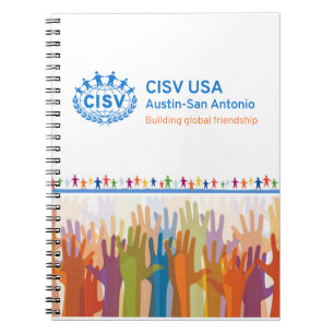 CISV Austin Logo Notebook