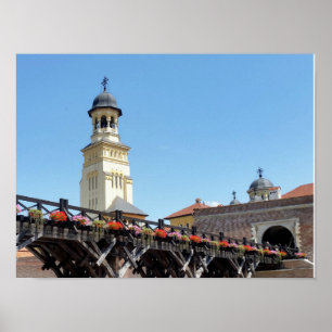 Citadel, Alba Iulia Fortress complex, Transylvania Poster