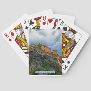 Citadelle de Corte, Corsica, France Playing Cards