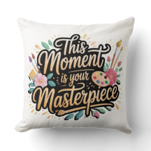Citation à vie Oreiller décoratif