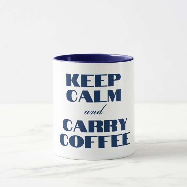 Citation amusante Mug café à deux tons (Centre)