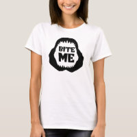 Citation Bite me - T-shirt Shark Jaws