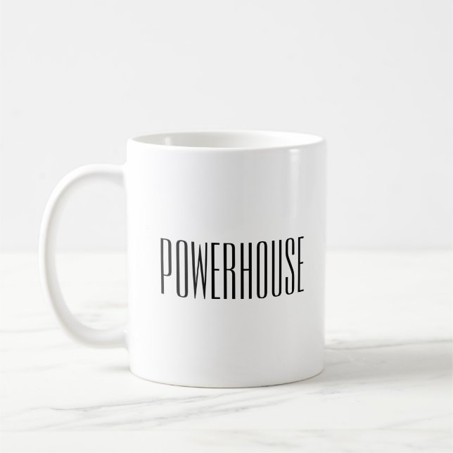 Citation branchée Mug à café à deux tons (Gauche)