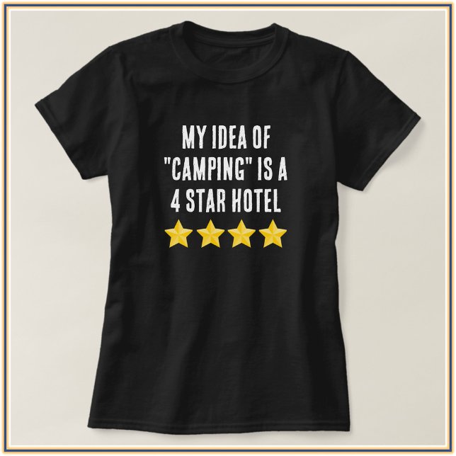 Citation Camping T-shirt fille Glam Cute (Créateur téléchargé)