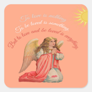 CITATION D'AMOUR ROMANTIQUE   AUTOCOLLANTS DÉCORAT
