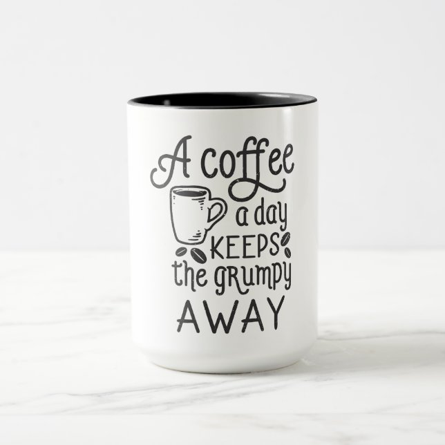 Citation de café Mug (Centre)