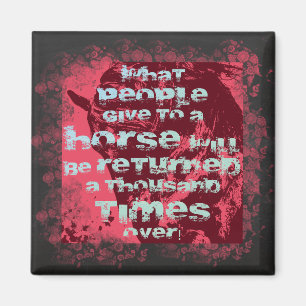 Citation de cheval II - Aimant