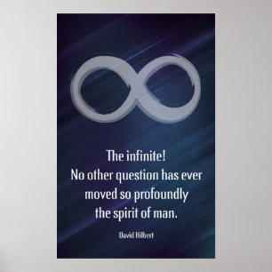 Citation de David Hilbert - Math Posters