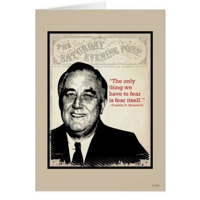 Citation de Franklin D. Roosevelt (Devant)