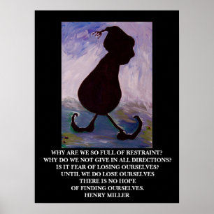 Citation de Henry Miller - Poster