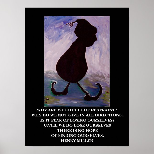 Citation de Henry Miller - Poster (Devant)