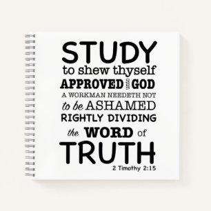 Citation de la Bible 2 Timothée 2:15 Journal