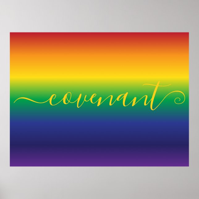 Citation De La Bible Arc-En-Ciel Dit Poster (Devant)