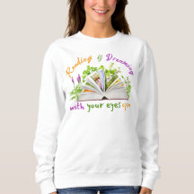 Citation de lecture Sweatshirt féminine - Louveur