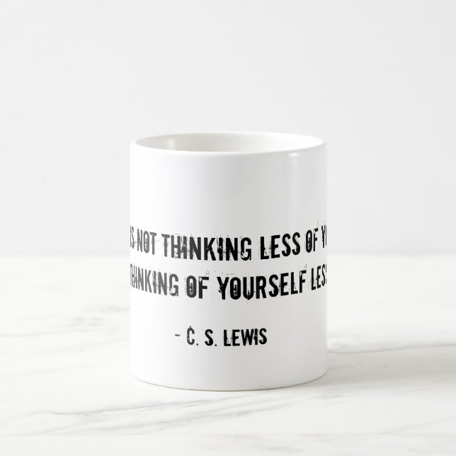 Citation de Lewis de CS de tasse d'humilité (Centre)