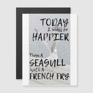 Citation de Magnet Funny Seagull