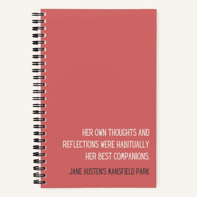 Citation de Mansfield Park par Jane Austen Journal (Recto)