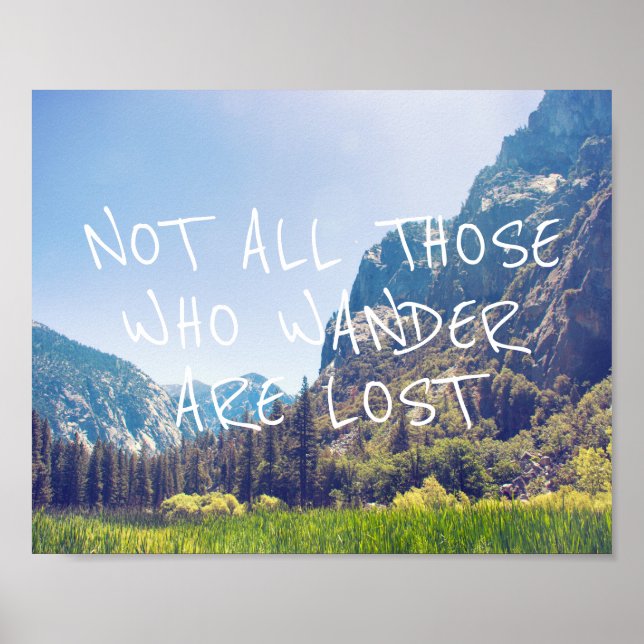 Citation de marche - Kings Canyon | Poster (Devant)
