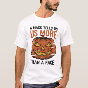 Citation de Masque d'Halloween T-Shirt Vintage Vis